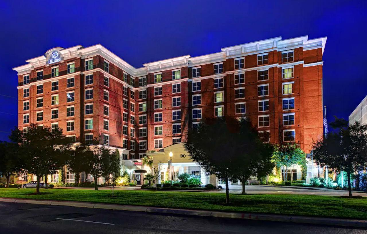 Hilton Columbia Center Hotel Exterior foto